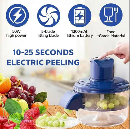 Electric peeler, suitable for garlic, grapes, cherry tomatoes