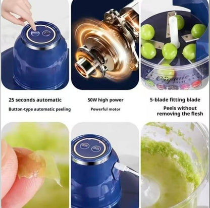 Electric peeler, suitable for garlic, grapes, cherry tomatoes