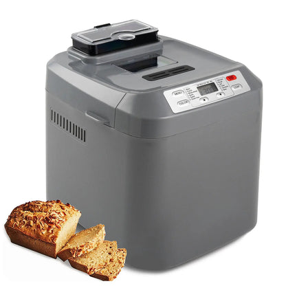 Fully automatic bread maker, maximum capacity 2 lbs, with automatic nut dispenser.