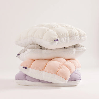 Comfortable and fluffy pillow – a quilted checkered design pillow as comfortable and soft as a cloud.