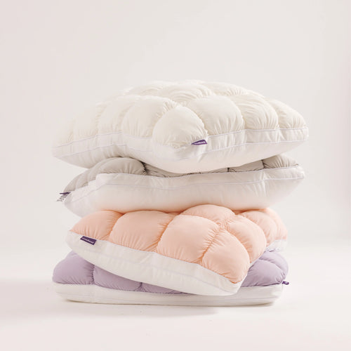 Comfortable and fluffy pillow – a quilted checkered design pillow as comfortable and soft as a cloud.