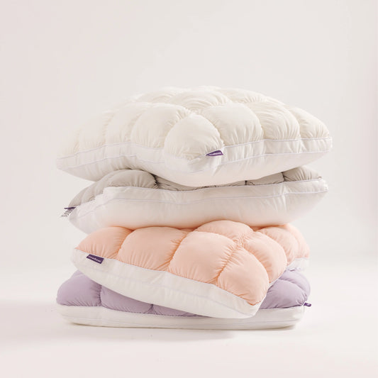 Comfortable and fluffy pillow – a quilted checkered design pillow as comfortable and soft as a cloud.