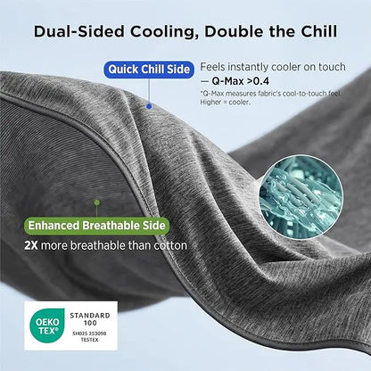 Cooling blanket, lightweight and breathable, made of bamboo fiber, a comfortable gift.