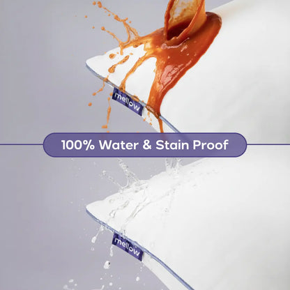Hotel pillows: Waterproof, stain-resistant, cloud-soft, hypoallergenic, machine washable.